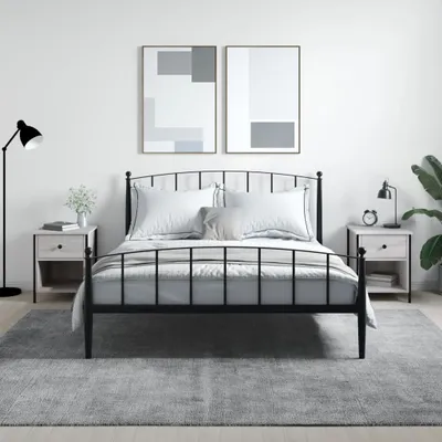 Immagine prodotto di vidaXL Comodini, set da 2 pezzi, grigio Sonoma, 40x42x50 cm, materiale in legno