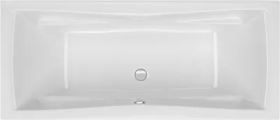 Productafbeelding van Schröder rechthoekig bad, model Antigua, 180x80x44,5 cm, wit