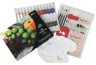 Produktbild von Ölfarben Set – 24 Farben in Tuben für professionelle Künstler Phoenix