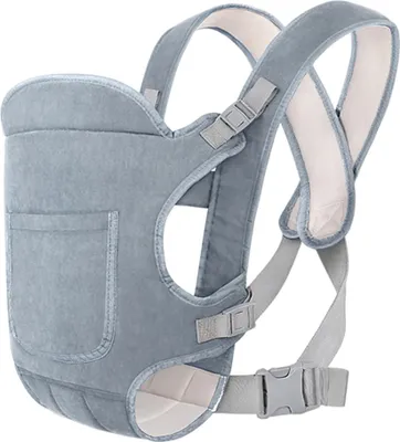 Produktbild von Tragetuch Baby Neugeboren, Babytrage Neugeborene Ab Geburt, für Baby bis 15 kg, Grau
