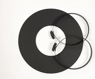Produktbild von CB-tec Rosette für isolierte Flexrohre Ø 125 mm schwarz