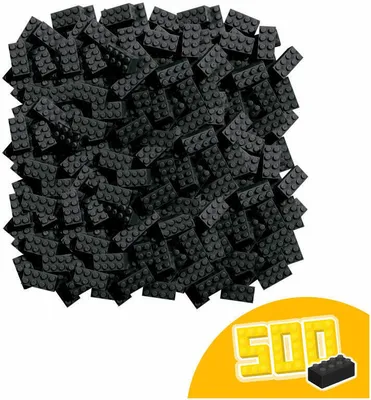 Produktbild von Simba Toys Bausteine Blox 500 schwarze 8er Steine lose