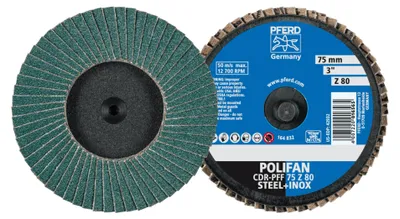 Produktbild von PFERD COMBIDISC Mini-POLIFAN, 7,5 cm, 10 Stück(e)