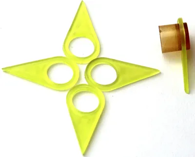 Produktbild von 30 Weiselspitzhalter neongelb