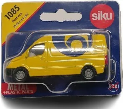 Obrázek produktu pro Poštovní vůz České pošty Mercedes Benz SIKU. Žlutá varianta.