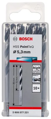 Zdjęcie produktu dla Wiertło kręte Bosch PointTeQ 5,3 mm