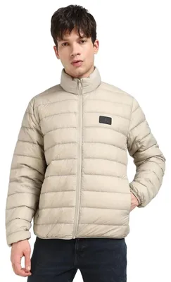 Produktbild von Calvin Klein Herren Steppjacke Down Jacket Leicht, Grau (Rock Ridge), L