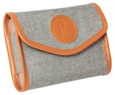 Image de Pilulier semainier slim tissu gris organiseur médicaments semaine