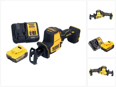 Obrázok produktu pre Akumulátorová priamočiara píla DeWalt DCS 369 M1 Priamočiara píla 18 V bezkartáčová + 1x akumulátor 4,0 Ah + nabíjačka