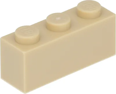 Immagine prodotto di 250x Mattoncini LEGO 1x3, beige