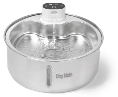 Hunde-Trinkbrunnen 8 L Edelstahl automatisch Filter USB