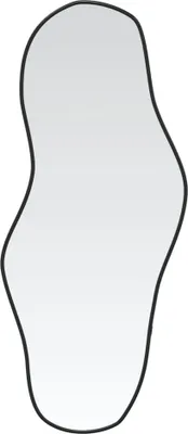 Obrázek produktu pro Nástěnné zrcadlo černé 70 x 30 cm