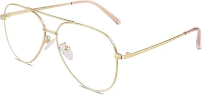 Image de GQUEEN Lunettes de soleil style pilote hommes rétro à monture métallique UV400