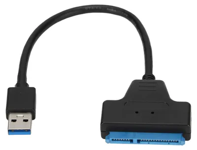 Obrázok produktu pre Adaptér USB 3.0 na SATA podporuje pevné disky UASP SATA III pre 2,5-palcové a 3,5-palcové rozhrania.