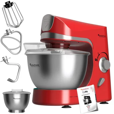 Zdjęcie produktu dla Robot Kuchenny Planetarny Mikser TurboTronic Moc 2000w misa 5L Czerwony