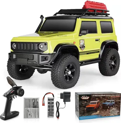 Zdjęcie produktu dla Rgt Rc Crawler 1: 10 4wd Off- road Rock Cruiser Rc- 4 136100v3 4x4 Wodoodporny Hobby Dzieci Zabawki żółte