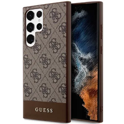 Immagine prodotto di Guess Guhcs24Lg4Glbr S24 Ultra S928 Brązowy/Brown Hardcase 4G Stripe Collection