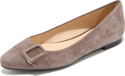 Immagine prodotto di 9272I ballerine donna tortora TOD'S gomma t10 sq fibbia pelle scarpe shoes women