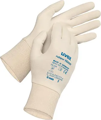 Produktbild von uvex Schutzhandschuh rubipor XS2001 weiß Gr. 10
