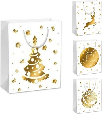 Image de Sac décoratif Noël Motif 26x32cm W&K