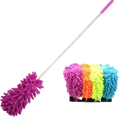 Produktbild von Teleskop-Staubwedel Chenille Deluxe, 3 Stück, 27-75cm für schwer erreichbare Stellen
