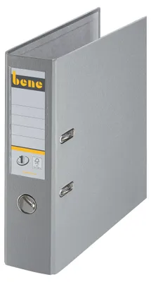 Imagen del producto de Bene Ordner 291400 GR DIN A4 80mm PP grau