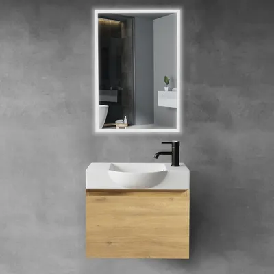 Produktbild von Badezimmer-Möbelset – Waschtisch-Möbel – Waschtisch mit Unterschrank – Badezimmer-Schrank – Unterschrank für Waschtisch