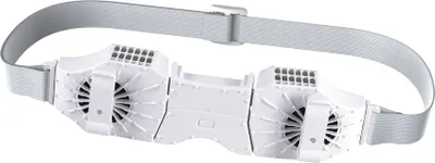 Obrázek produktu pro Přenosný bederní ventilátor, dvoufoukací stolní ventilátor, podporuje 3 stupně rychlosti větru pro pracovníky v přírodě, kempování, turistiku, rybaření, běhání