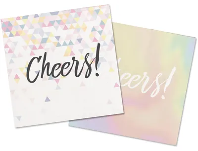 Produktbild von Cheers Perlmutt Servietten - 16 Stück