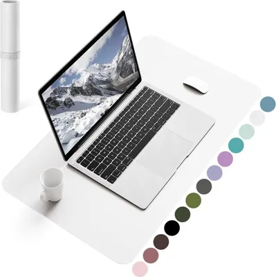 Produktbild von YSAGi Schreibtischunterlage Mauspad Leder Rutschfestes Wildleder Büro 60x35cm