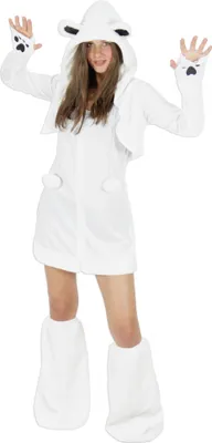Produktbild von y Eisbär Kostüm für Damen Damenkostüm Gr. S - XL, Größe:L