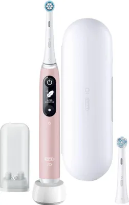 Produktbild von Braun Oral-B iO Series 6 elektrische Zahnbürste, Pink Sand, 445197