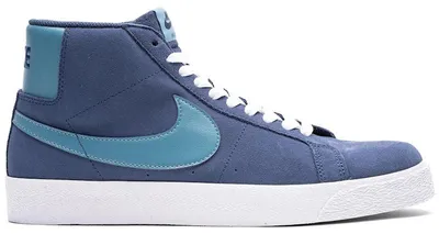 Immagine prodotto di Nike SB Zoom Blazer Mid, colore Midnight Navy Noise Aqua, taglia EU 45.5