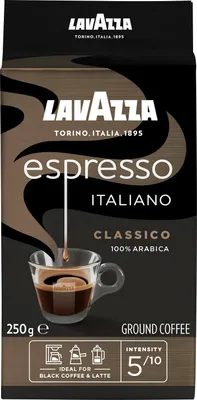 Zdjęcie produktu dla Lavazza Espresso Italiano Classico, 250 g, Lekko palona, Espresso, Słoik