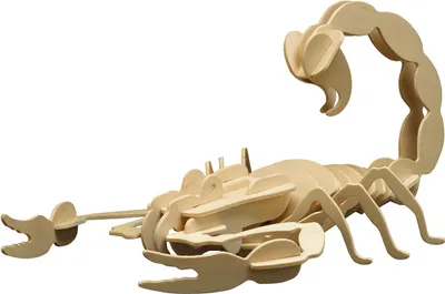 Zdjęcie produktu dla Drewniany zestaw konstrukcyjny Pebaro scorpion 857-5, konstrukcja drewniana, sklejka
