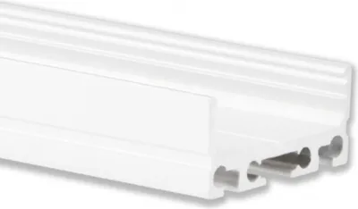 Produktbild von GALAXY profiles PN4 LED AUFBAU-Profil 200 cm, flach,  weiß RAL 9010 LED Stripes max. 24 mm