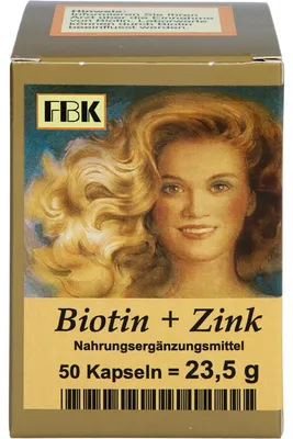 Produktbild von Biotin + Zink Haarkapseln, 50 St KAP
