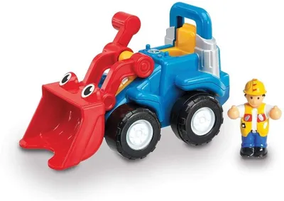 Produktbild von WOW Toys Baufahrzeug Lift it Luke mit Kran und Spielfigur