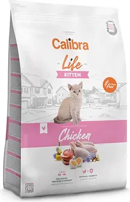 Productafbeelding van Calibra 8595706700436, Kittenvoer, Geschikt voor alle rassen, Kip, 1,5 kg, Zonder granen, Bevat antioxidanten