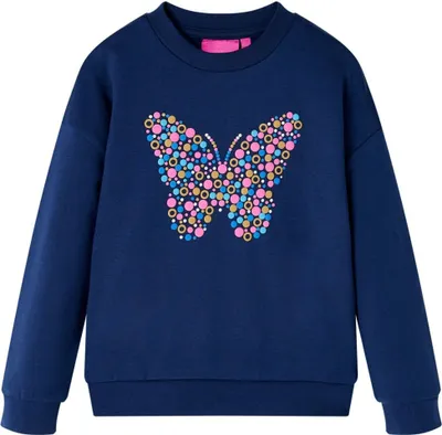 Produktbild von Kinder-Sweatshirt Marineblau 104