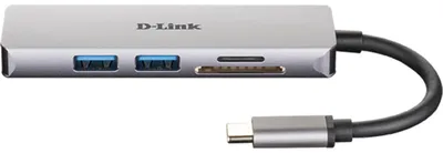 Immagine prodotto di D-Link DUB-M530  5-in-1 USB-C Hub mit HDMI/SD-Reader retail