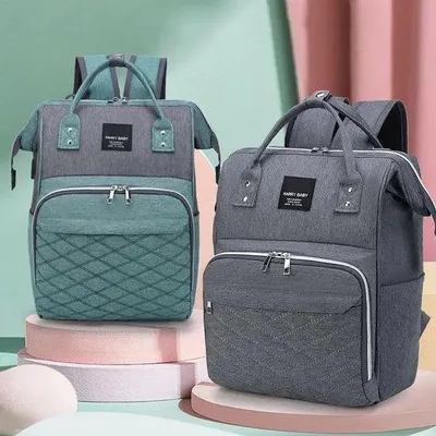 Image de Sac de voyage imperméable pour bébé - 27 x 18 x 38 cm - Gris