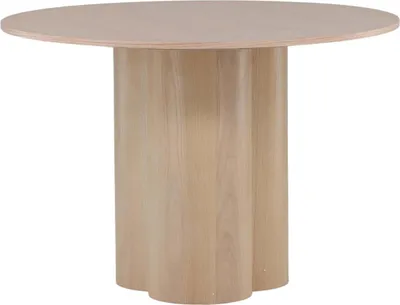 Produktbild von FURNLUX Dining Table Olivia Oak 110cm / Hauptfarbe: Beige / Abmessungen: 110 x 110 x 75 cm