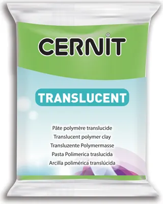 Produktbild von Cernit 6x Translucent 56g, Zitronengrün - Ztronengrün CE0920056605C