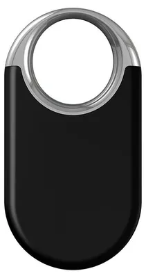 Image de Lot de 2 traceurs GPS ZELURXX, compatibles avec la fonction « Localiser » d'iOS, porte-clés anti-perte, noir