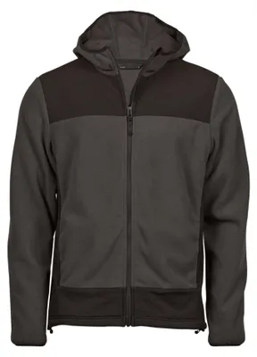 Produktbild von Tee Jays - "Mountain" Fleece mit Kapuze für Herren/Damen Uni LT2093 (L) (Asphaltgrau)