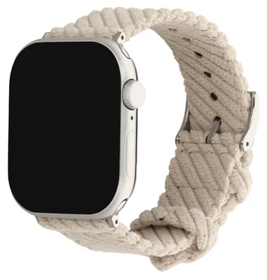 Immagine prodotto di Bracciale in velluto a coste per Apple Watch | 38/40/41/42 mm - Beige