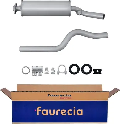 Imagen del producto de Silenciador intermedio FAURECIA, con experiencia en sistemas de escape para, entre otros, el OPEL KADETT