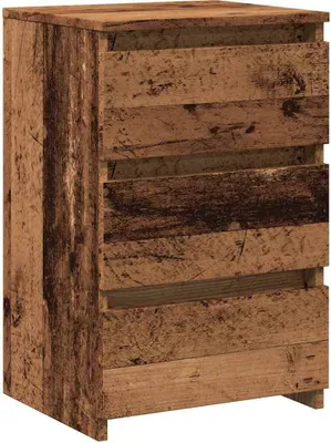 Obrázok produktu pre vidaXL Nočný stolík vzhľad starého dreva 40x35x62,5 cm materiál na báze dreva