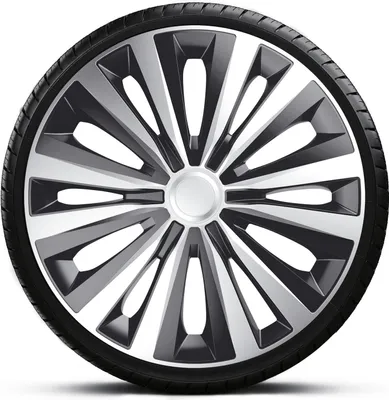 Produktbild von Radkappen Radzierblenden SATZ (4Stück) 16 Zoll MULTI SILVER BLACK Z460859